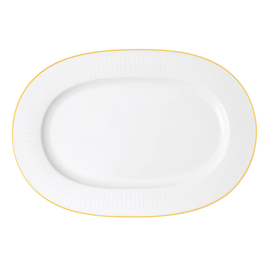 Villeroy & Boch Signature Château Septfontaines White Bone China Oval Platter 41.3x28.5cm