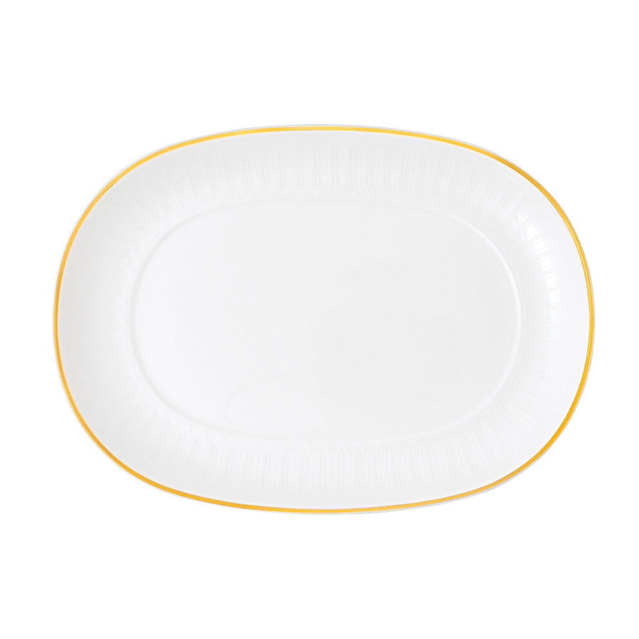 Villeroy & Boch Signature Château Septfontaines White Bone China Sauceboat Saucer 20.3cm