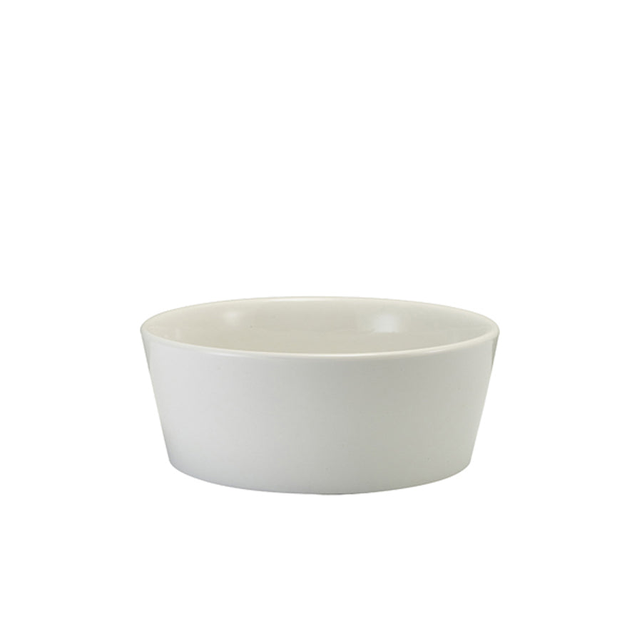 Genware Porcelain Conical Round Salad Bowl 19cm 130cl 46oz Pack of 4