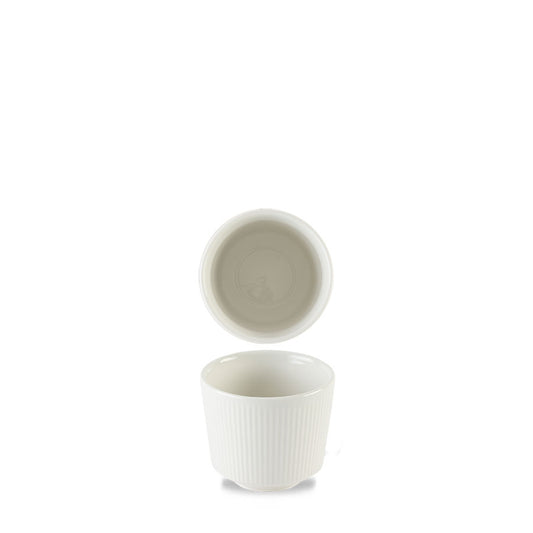 Churchill Nourish Vitrified Porcelain White Round Kochi Chip Mug 9.5x8.1cm 33cl 11.6oz Pack of 12