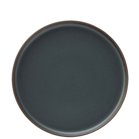 Utopia Scout Ceramic Grey Round Plate 26.5cm Pack of 6