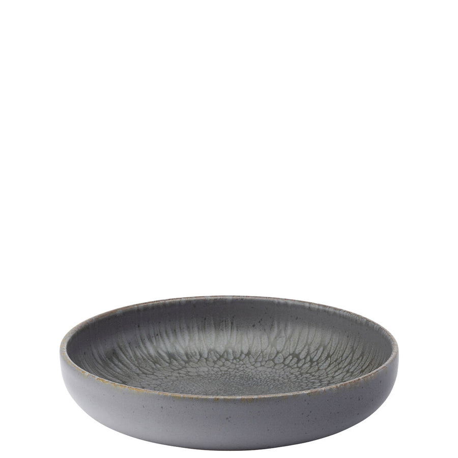 Utopia Nocturne Stoneware Grey Round Bowl 22cm Pack of 6