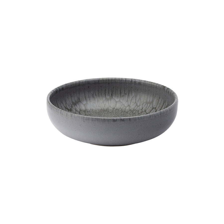 Utopia Nocturne Stoneware Grey Round Bowl 16cm Pack of 6