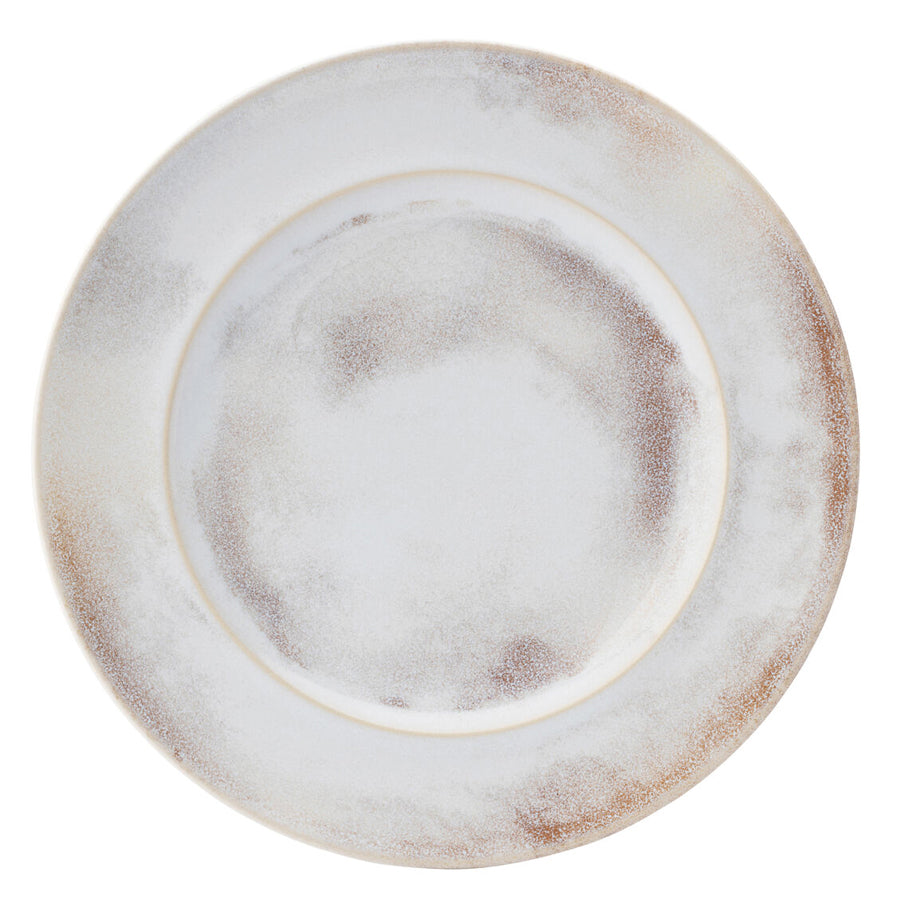 Utopia Algarve Stoneware Oyster Round Winged Plate 28cm Pack of 6