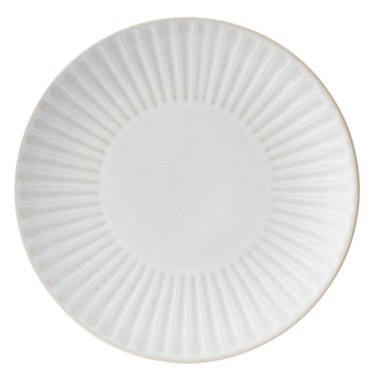 Utopia Venus Stoneware White Round Coupe Plate 27cm Pack of 6