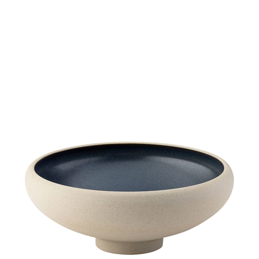 Utopia Ink Porcelain Dark Round Blue Bowl 23cm Pack of 6