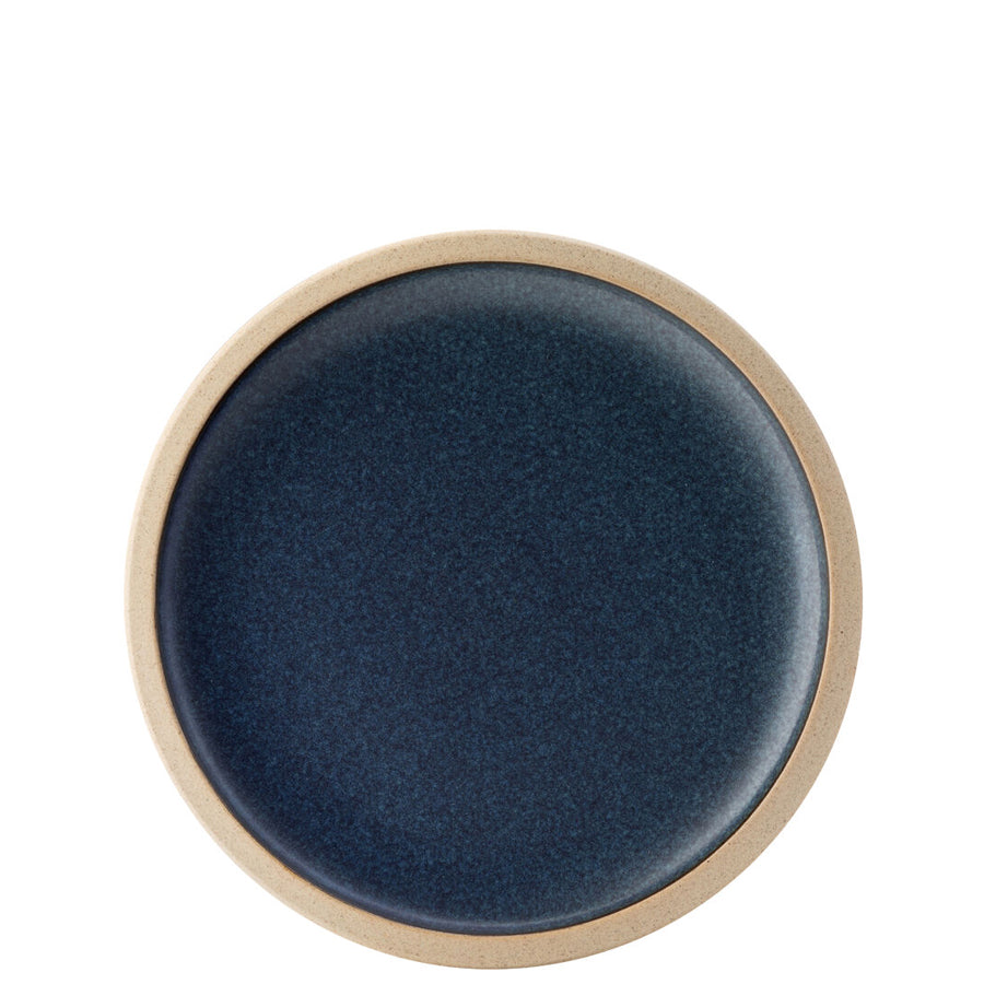 Utopia Ink Porcelain Dark Blue Round Plate 21cm Pack of 6