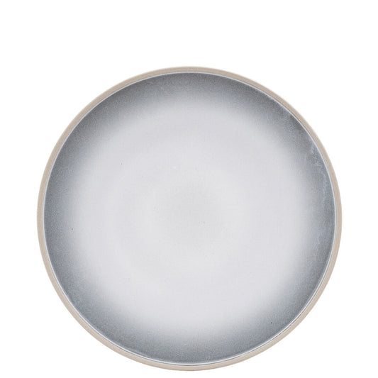 Utopia Moonstone Porcelain White Round Plate 26cm Pack of 6