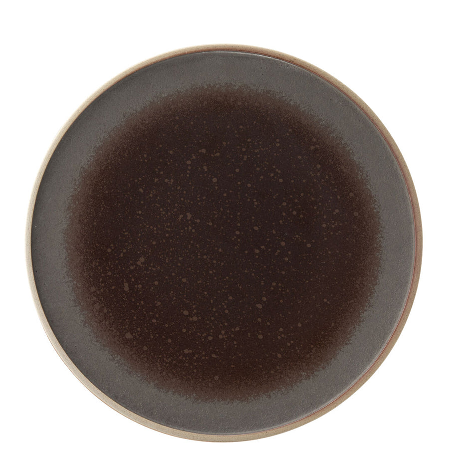 Utopia Truffle Porcelain Brown Round Plate 28.5cm Pack of 6