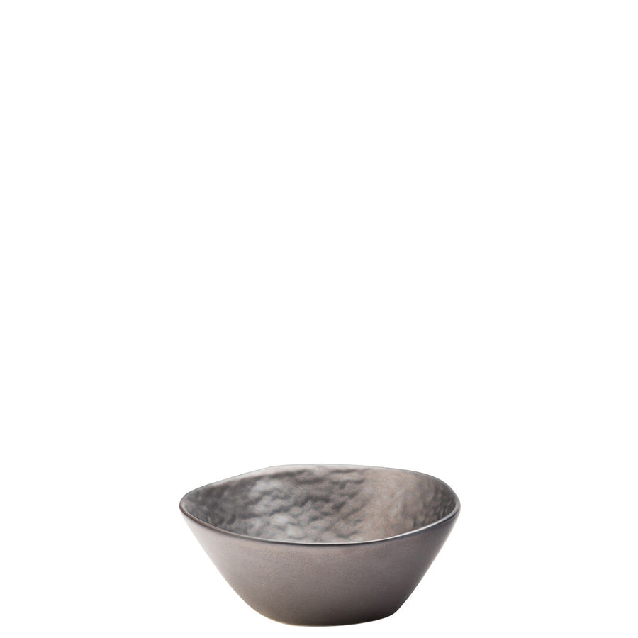 Utopia Midas Stoneware Pewter Round Bowl 11cm Pack of 6