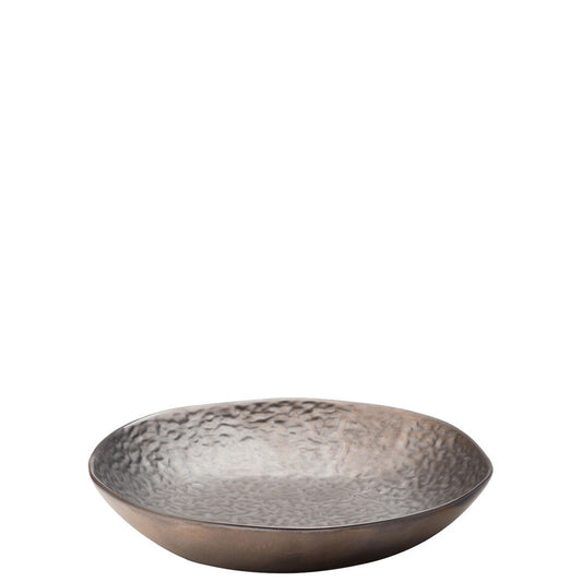 Utopia Midas Stoneware Pewter Round Coupe Bowl 21.5cm Pack of 6