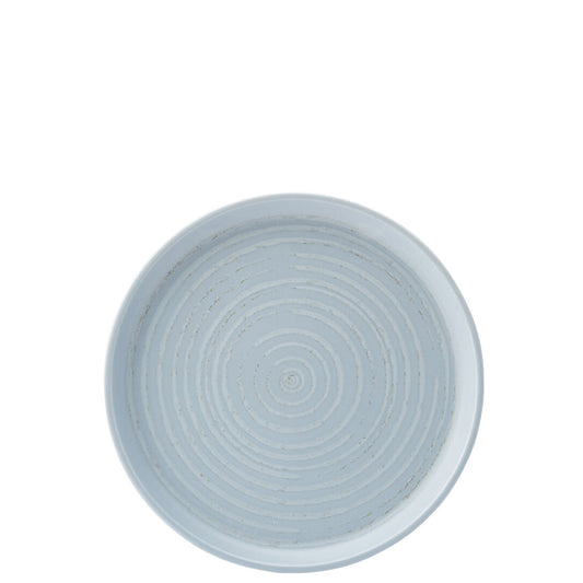 Utopia Circus Porcelain Chambray Round Walled Plate 17.5cm Pack of 6