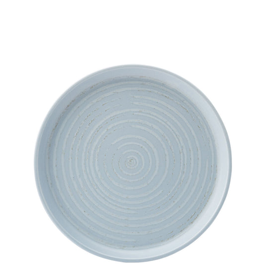 Utopia Circus Porcelain Chambray Round Walled Plate 21cm Pack of 6