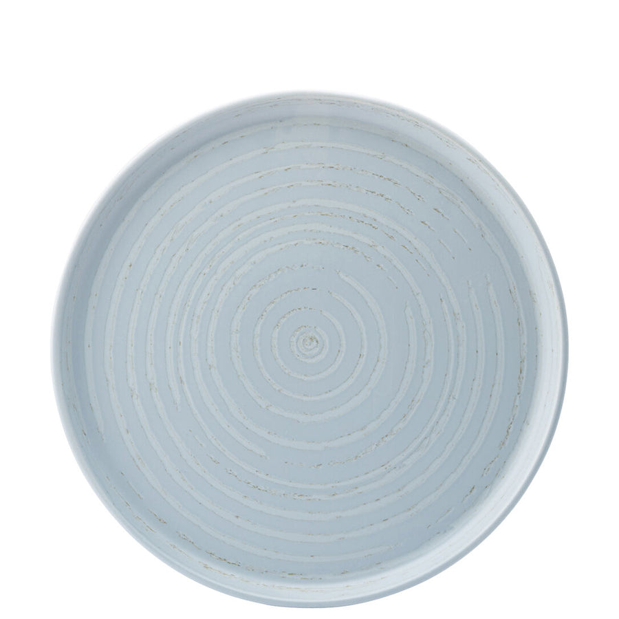 Utopia Circus Porcelain Chambray Round Walled Plate 27cm Pack of 6