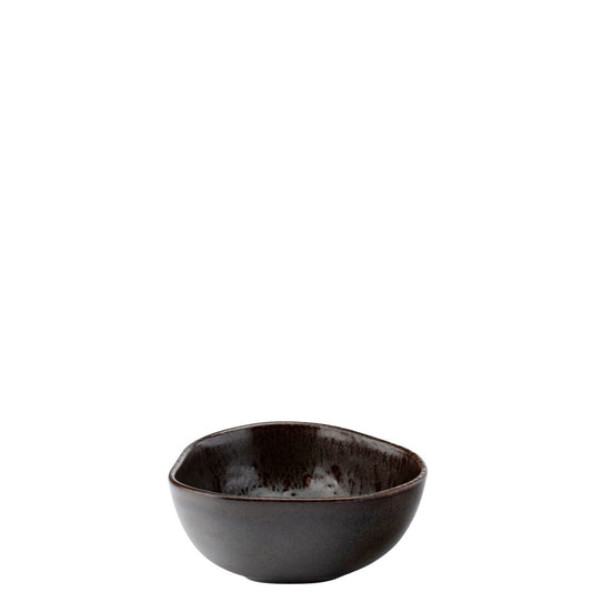 Utopia Milos Stoneware Brown Round Bowl 10cm Pack of 6