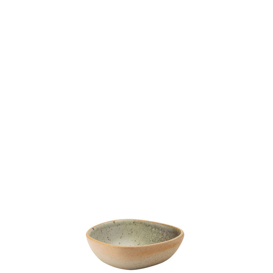 Utopia Solstice Porcelain Green Irregular Bowl 9cm Pack of 12