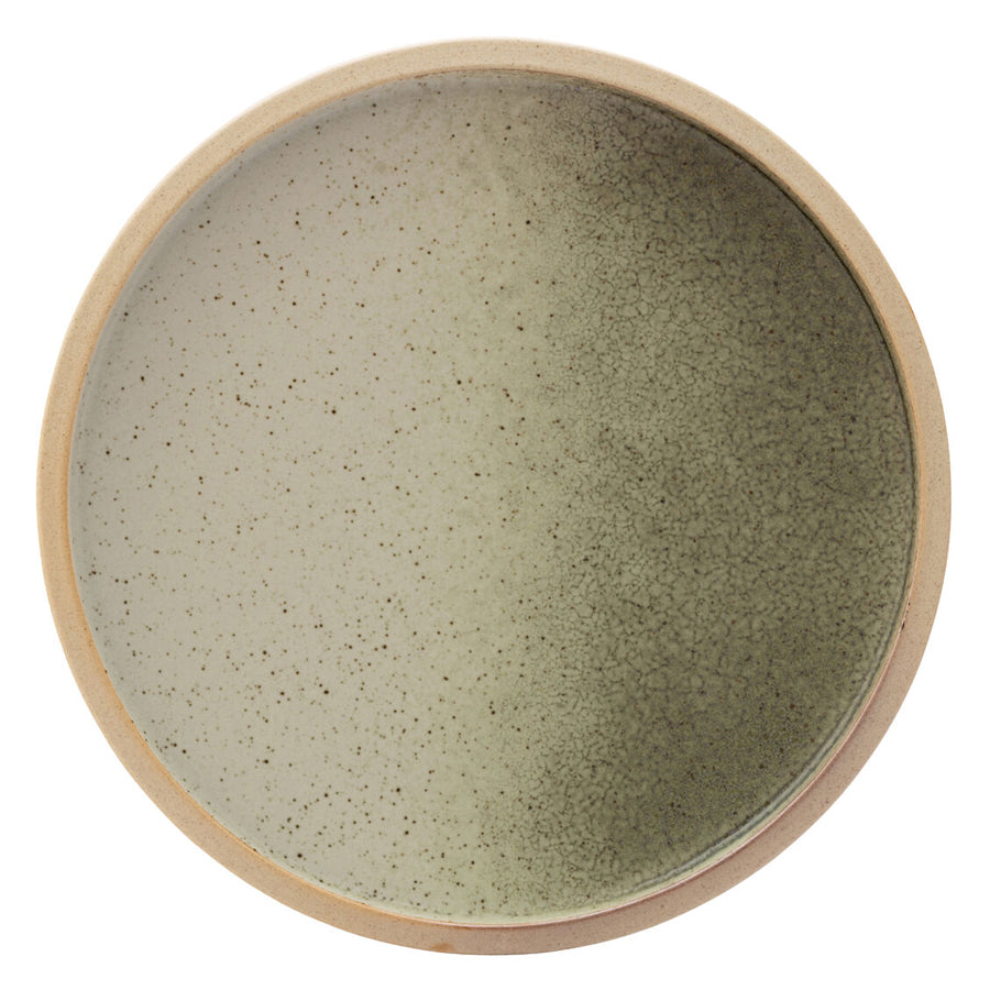 Utopia Solstice Porcelain Green Round Plate 28cm Pack of 6