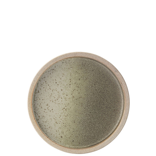 Utopia Solstice Porcelain Green Round Plate 17.5cm Pack of 6