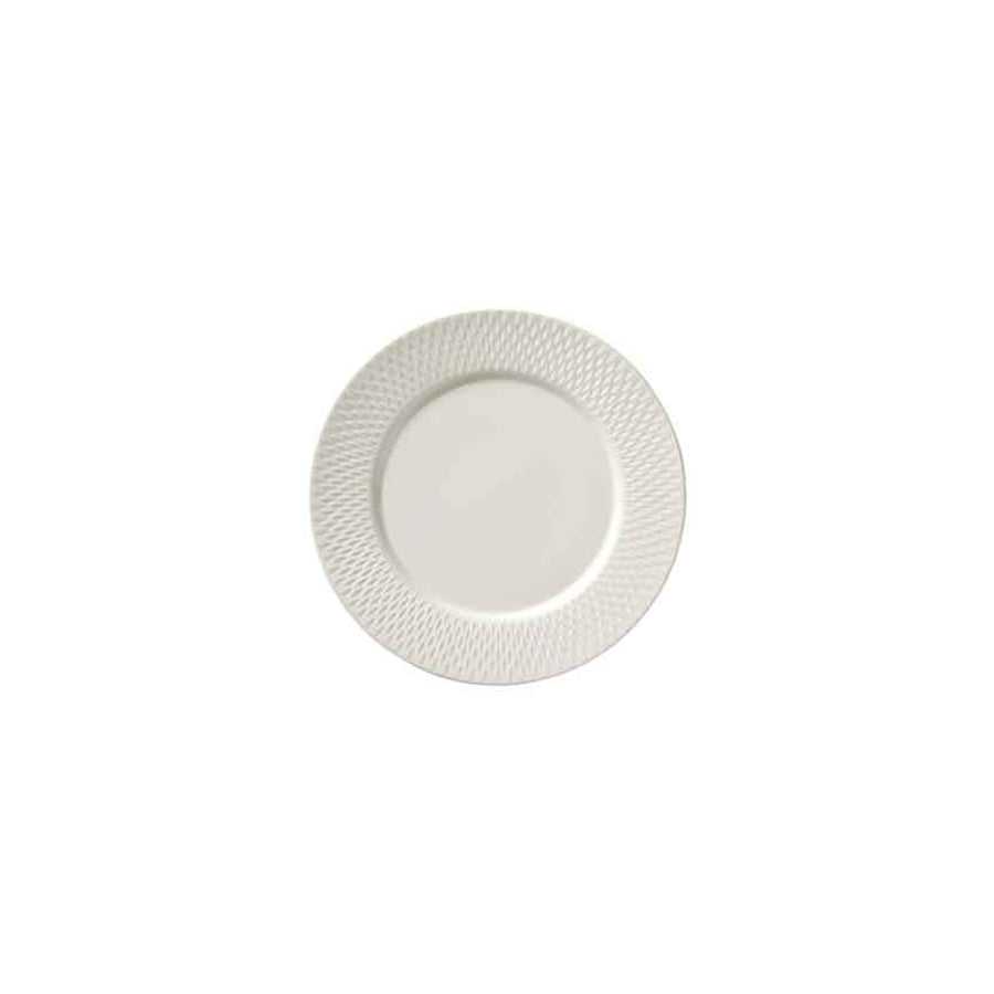 Bauscher White Purity Reflections Rimmed Plate 24cm Pack of 6