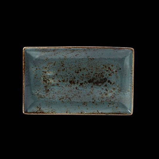 Steelite Craft Blue Rectangle One Plate 27 x 16.75cm Pack of 6