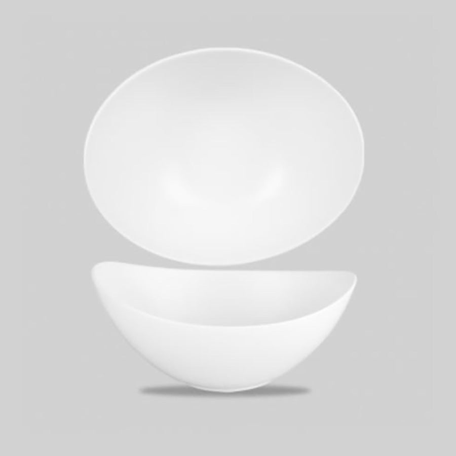 Churchill Alchemy Fine China White Moonstone Bowl 20.3x15.7x7.7cm 85.2cl 30oz Pack of 6