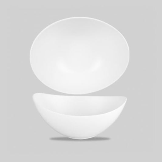 Churchill Alchemy Fine China White Moonstone Bowl 20.3x15.7x7.7cm 85.2cl 30oz Pack of 6