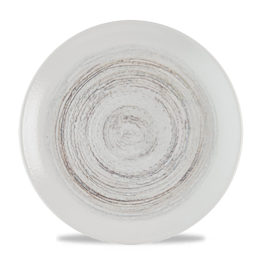 Churchill Elements Vitrified Porcelain Dune Round Coupe Plate 28.8cm Pack of 12