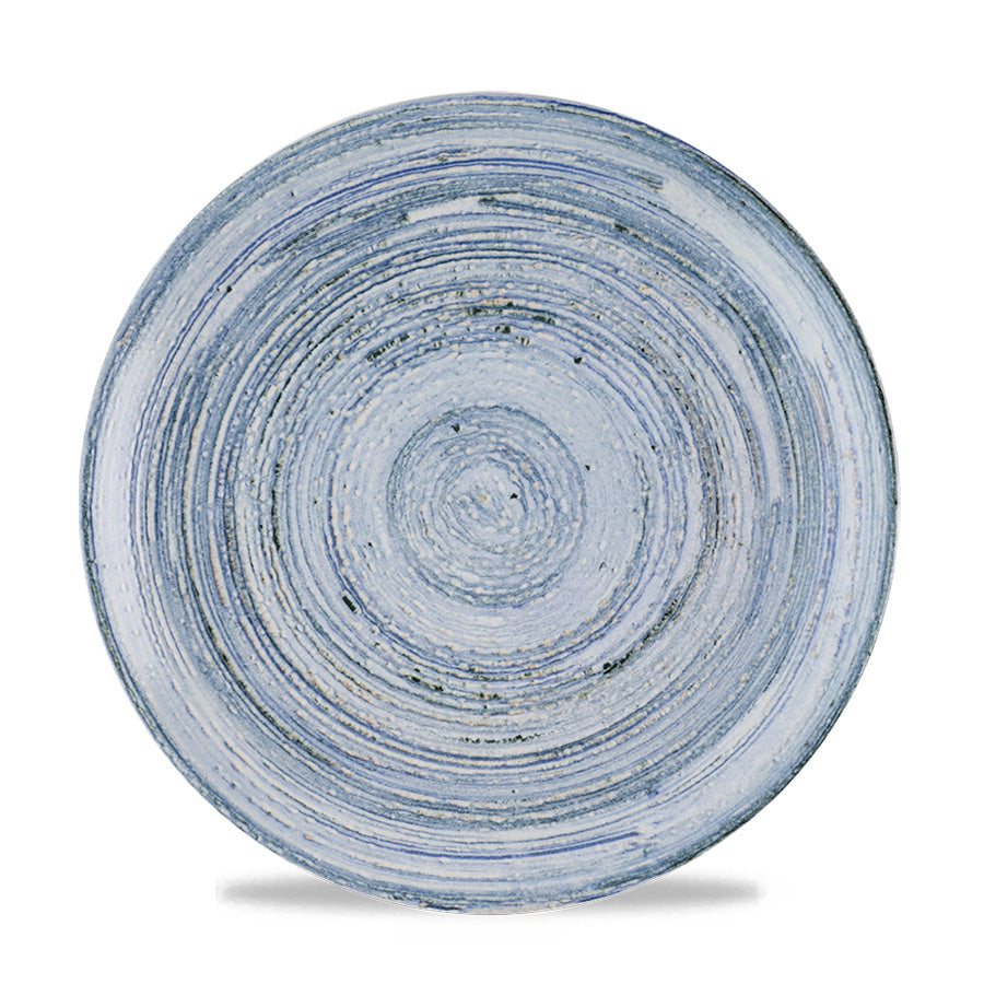 Churchill Elements Vitrified Porcelain Coast Round Coupe Plate 26cm Pack of 12