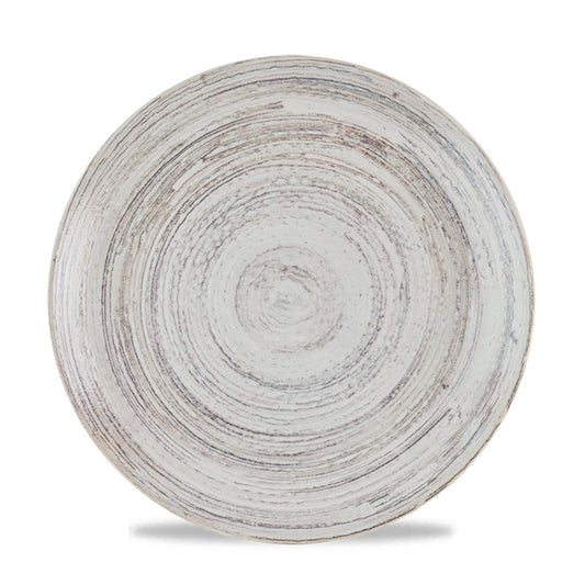 Churchill Elements Vitrified Porcelain Dune Round Coupe Plate 26cm Pack of 12