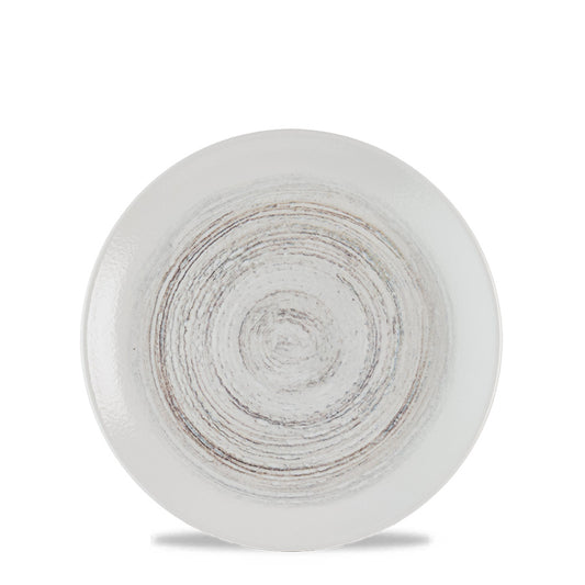 Churchill Elements Vitrified Porcelain Dune Round Coupe Plate 16.5cm Pack of 12