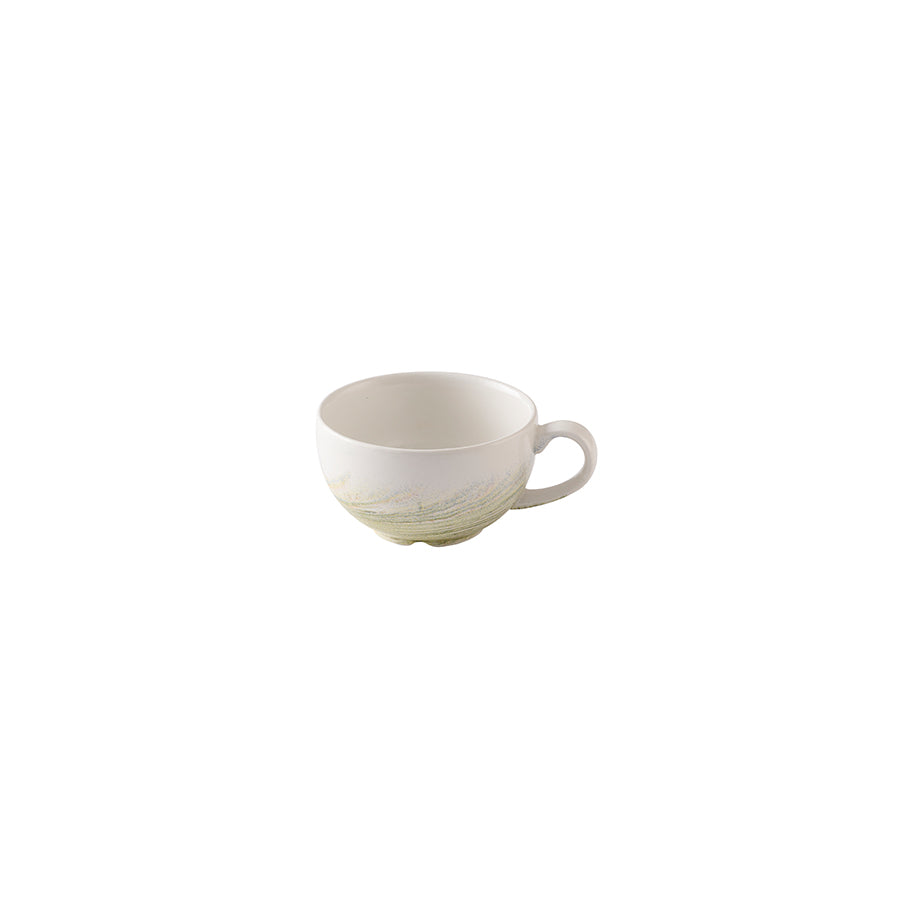 Churchill Elements Vitrified Porcelain Fern Green Cappuccino Cup 8oz Pack of 12