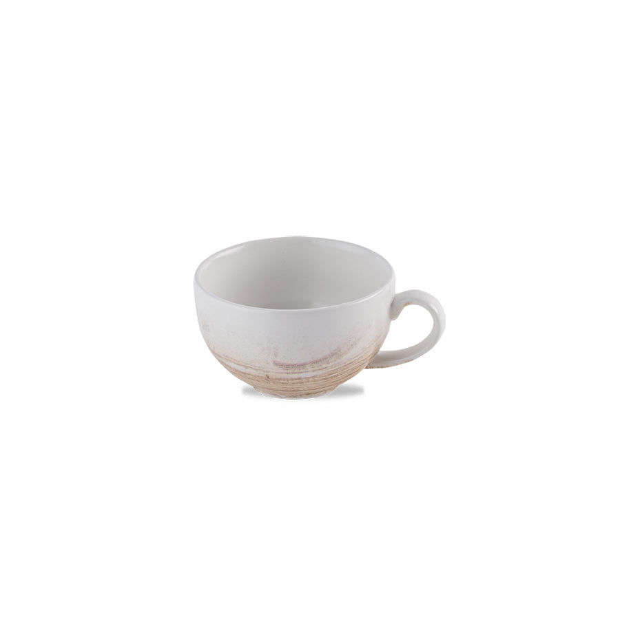 Churchill Elements Vitrified Porcelain Dune Cappuccino Cup 8oz Pack of 12