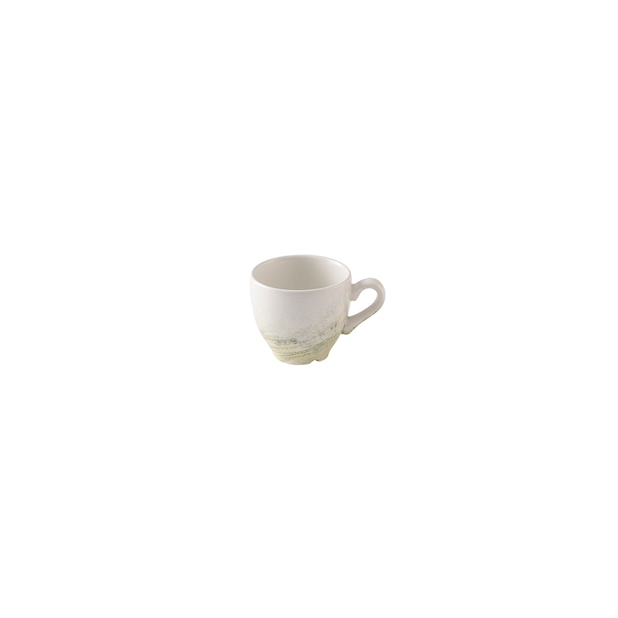 Churchill Elements Vitrified Porcelain Fern Green Cappuccino Cup 3.5oz Pack of 12