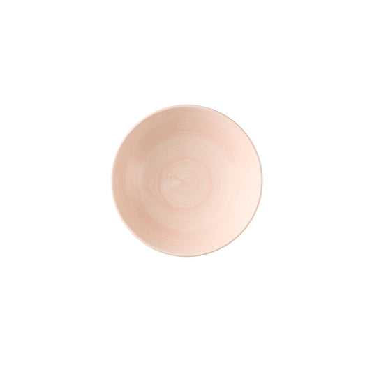 Churchill Stonecast Canvas Vitrified Porcelain Coral Round Coupe Bowl 18.2cm Pack of 12