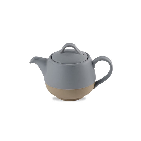 Churchill Emerge Vitrified Porcelain Seattle Grey Round Teapot 15oz Pack of 4