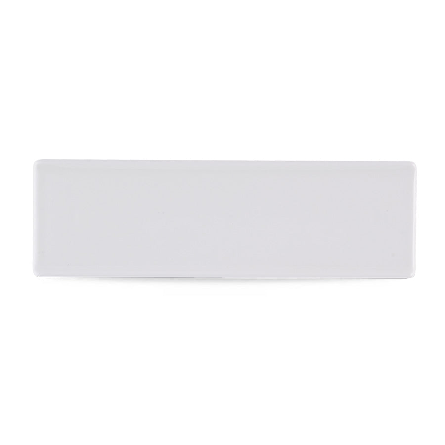 Churchill Chefs' Plates Vitrified Porcelain White Tasting Tray 29.5x8.8cm Pack of 6