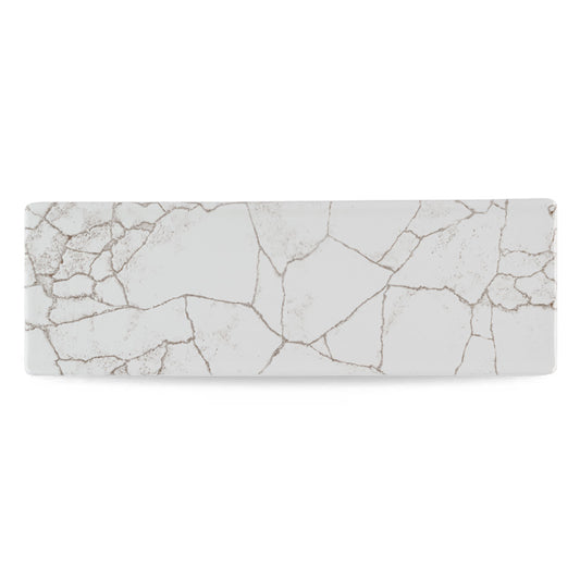 Churchill Studio Prints Kintsugi Vitrified Porcelain Agate Grey Tasting Tray 32.3x10.5cm, 4 1/8x12 11/16in Pack of 6