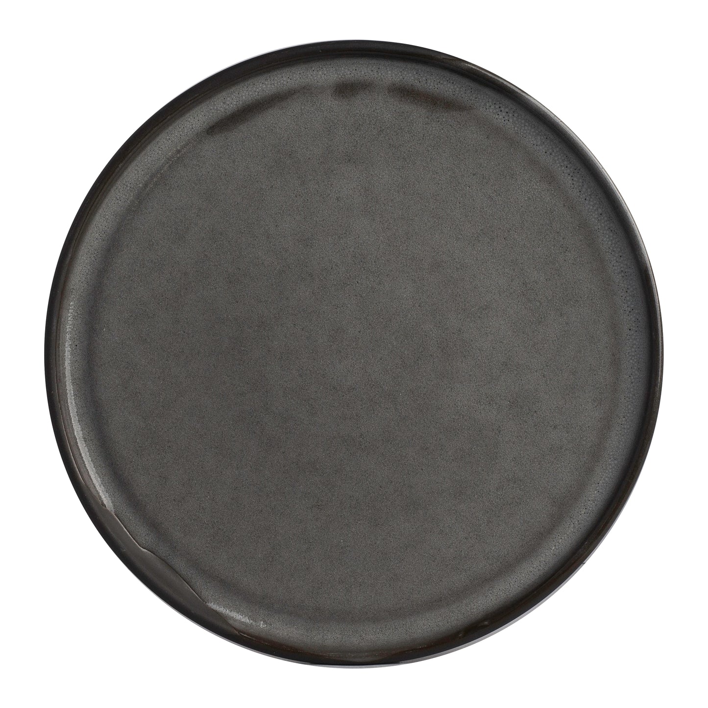 Off Grid Studio Gembrook Gray Stoneware Round Plate 28.25cm Pack of 12