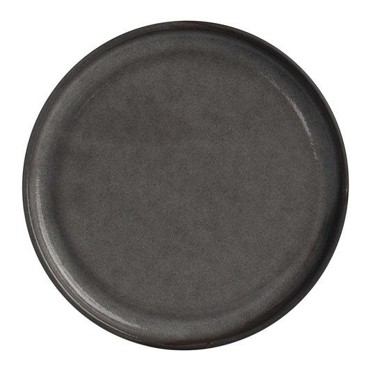 Off Grid Studio Gembrook Gray Stoneware Round Plate 20cm Pack of 24