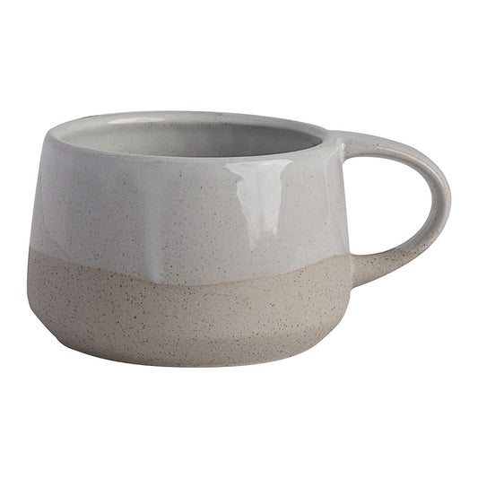 Off Grid Studio Gembrook White Stoneware Round Coffee Cup 11oz Pack of 24