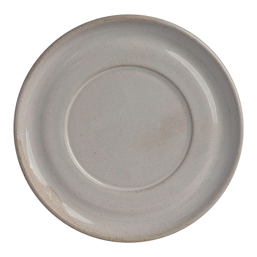 Off Grid Studio Gembrook White Stoneware Round Saucer 15.25cm Pack of 24