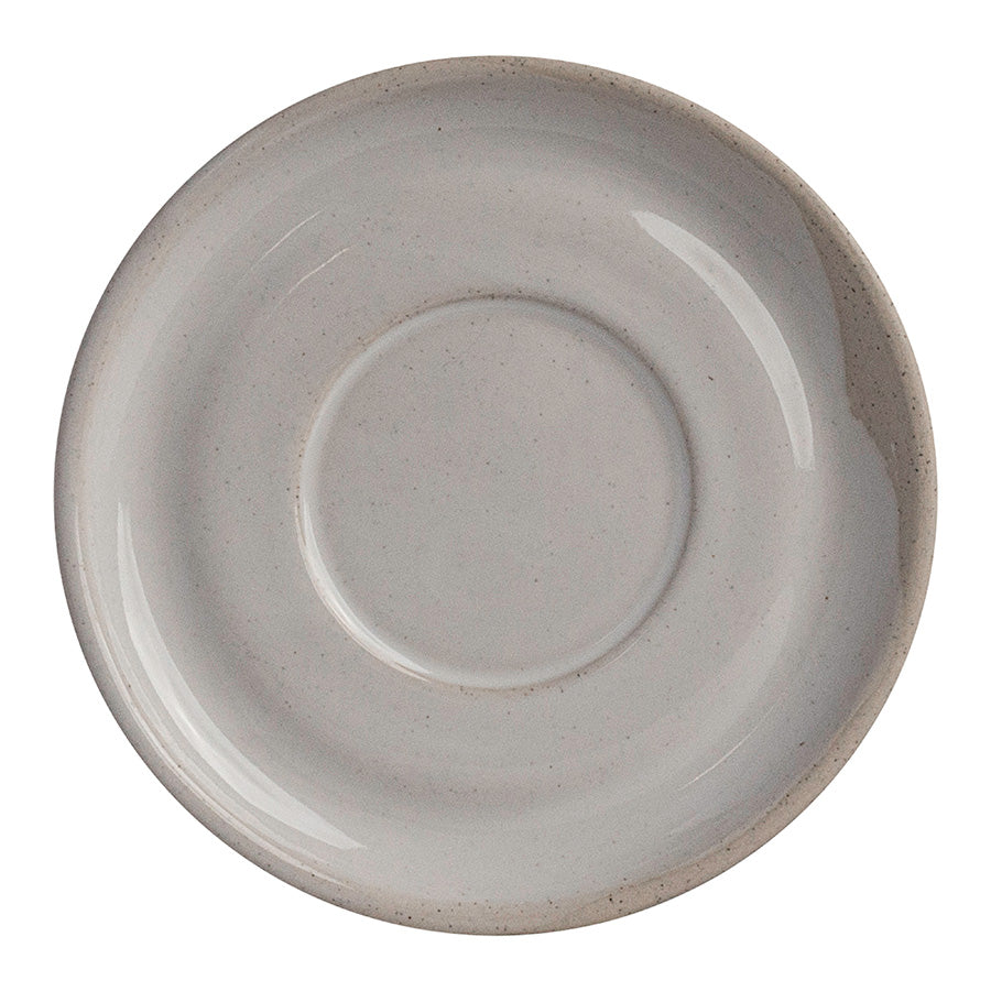 Off Grid Studio Gembrook White Stoneware Round Espresso Saucer 12cm Pack of 24