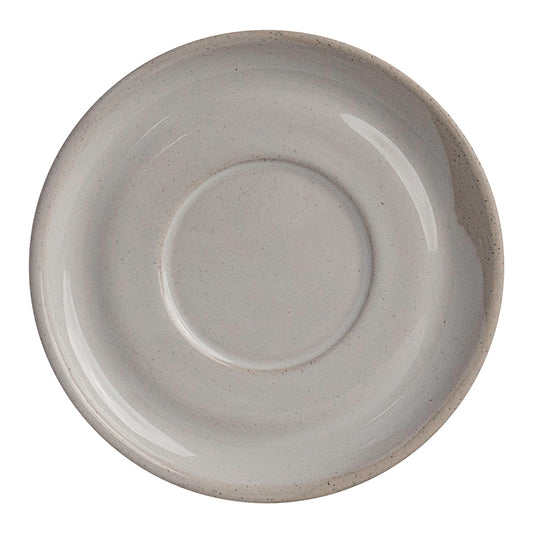 Off Grid Studio Gembrook White Stoneware Round Espresso Saucer 12cm Pack of 24