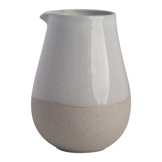 Off Grid Studio Gembrook White Stoneware Round Jug 10.25oz 29cl Pack of 12