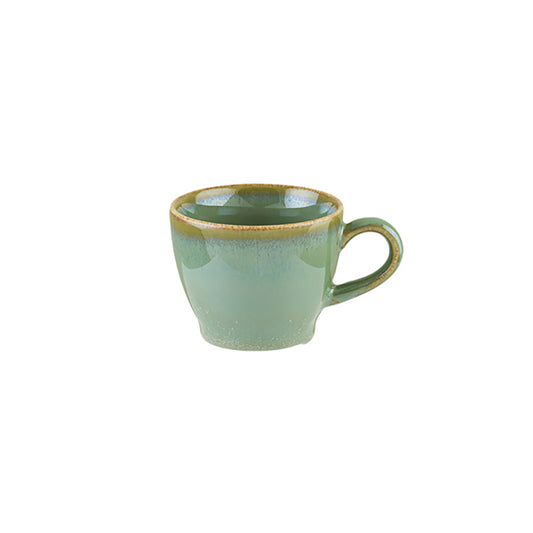 Bonna Snell Vitrified Porcelain Sage Rita Coffee Cup 8cl 2.8oz Pack of 6