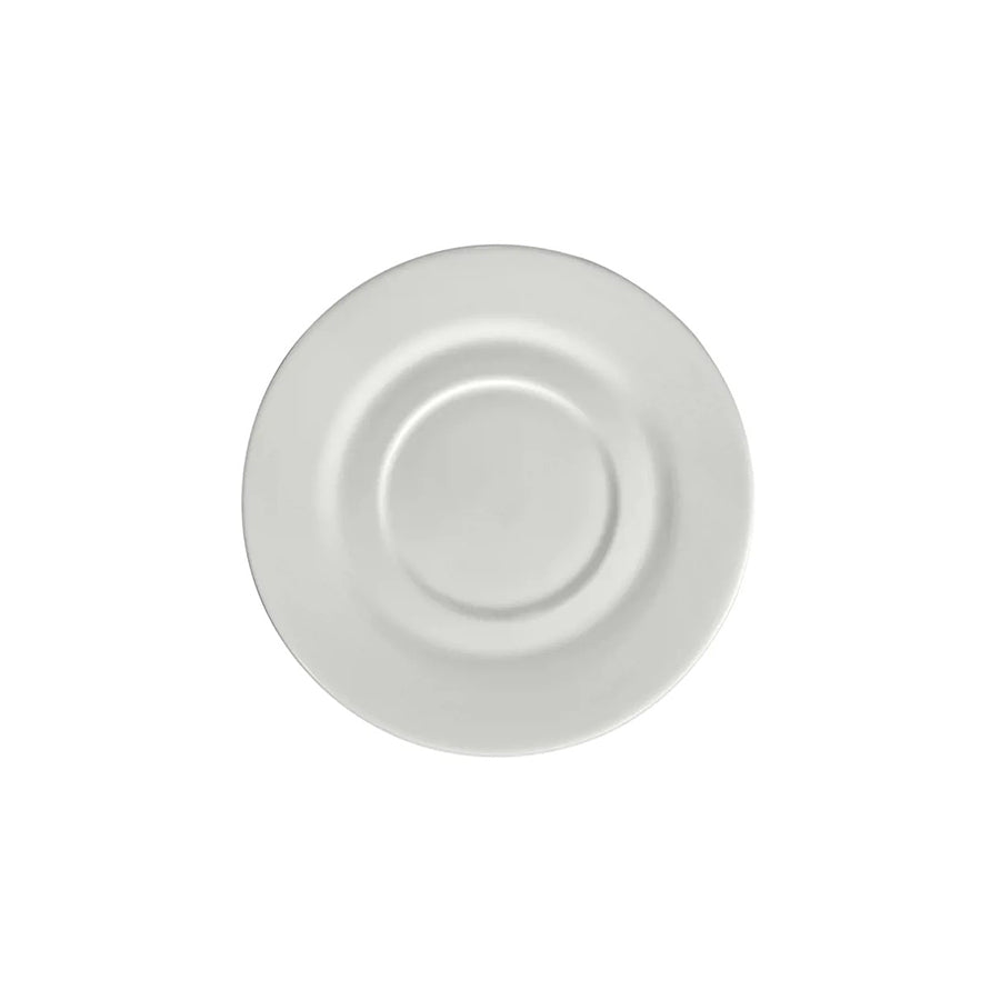 Elia Glacier Bone China White Soup Cup Saucer Pack of 6