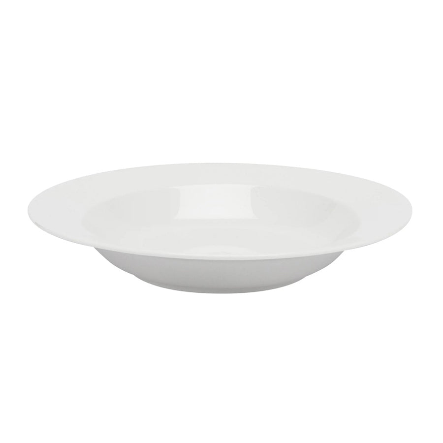 Elia Miravell Bone China White Round Rimmed Pasta Bowl 23cm Pack of 4