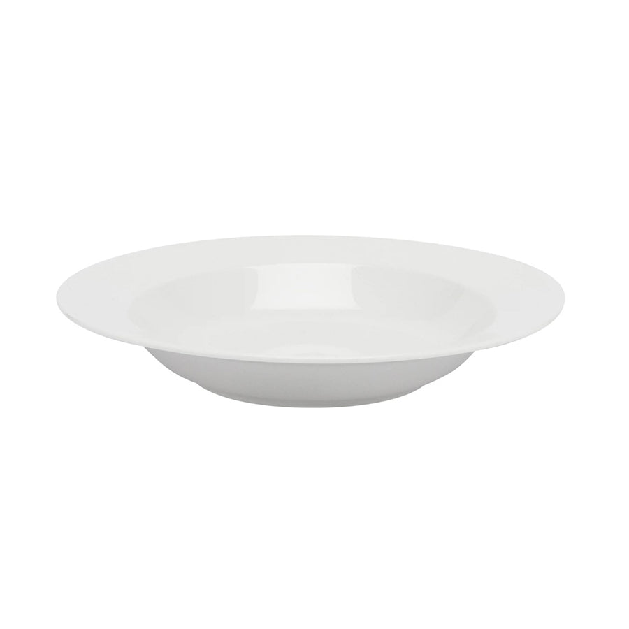 Elia Miravell Bone China White Round Rimmed Pasta Bowl 24cm Pack of 6