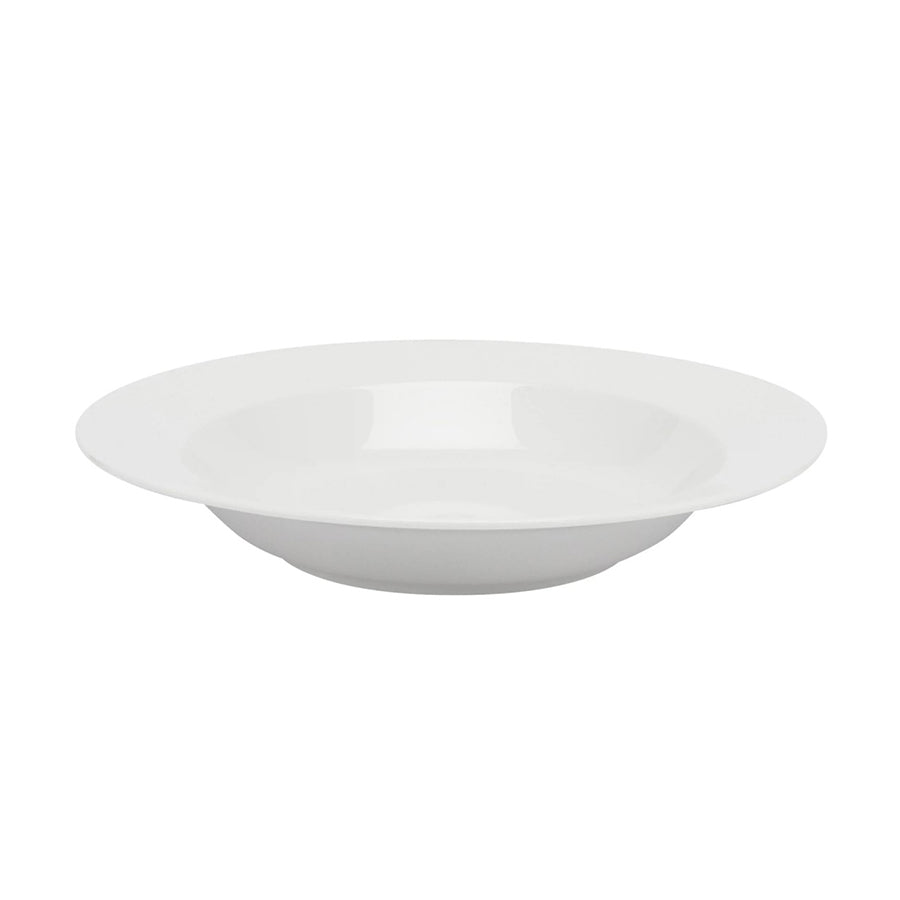 Elia Miravell Bone China White Round Rimmed Pasta Bowl 26cm Pack of 4