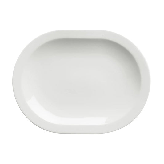 Elia Miravell Bone China White Oval Plate 33.5cm